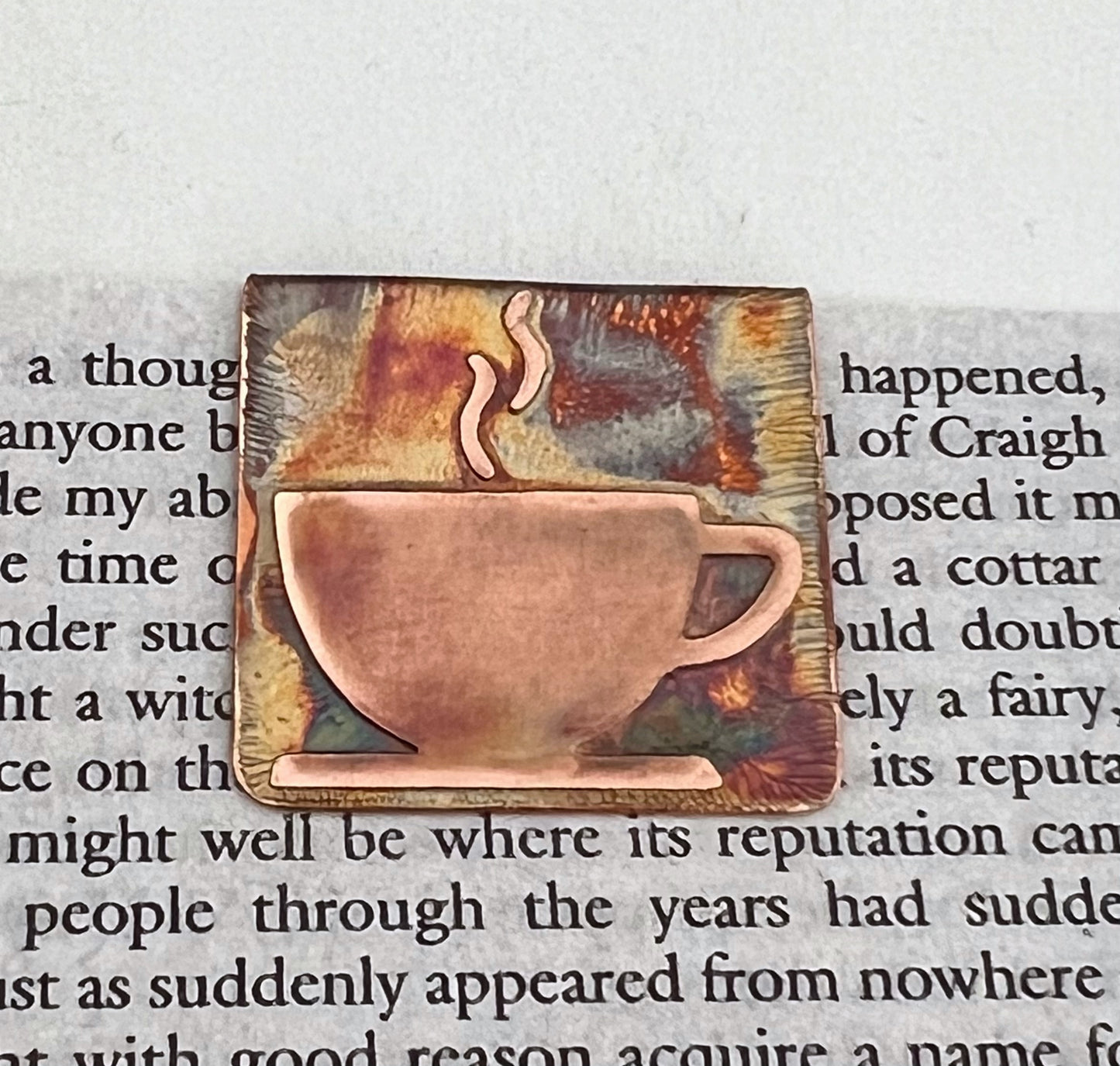 Cup bookmark