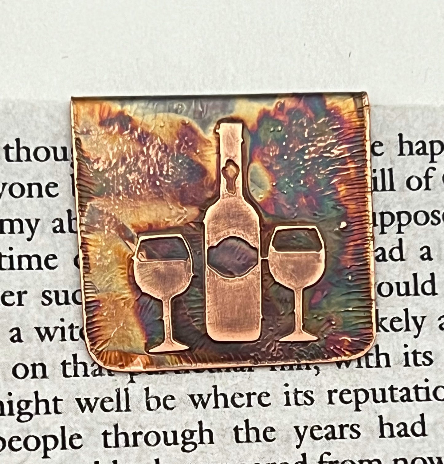 Wine bookmark