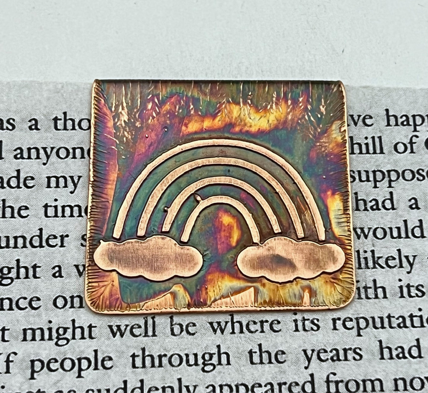 Rainbow bookmark