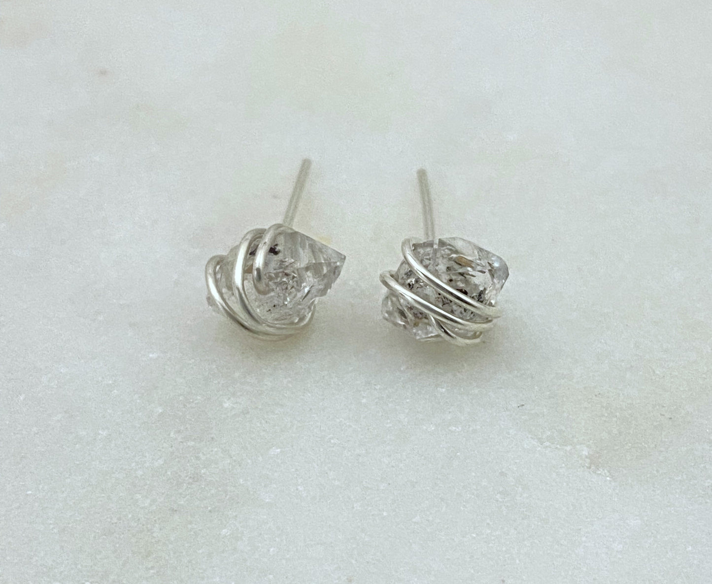 Herkimer Diamond Earring Studs